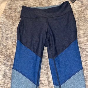 Outdoor voices leggings, color block